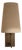 "Rosa" Wall Sconce in Smooth Bronze & Linen for Promemoria by Romeo Sozzi For Sale