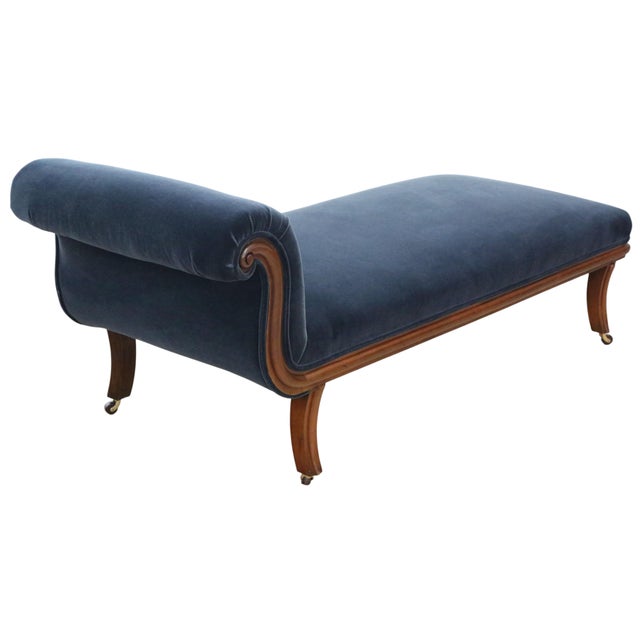 Antique Mahogany Chaise Lounge, 19th Century For Sale - Image 6 of 13