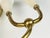 1950s Ivory Metal and Brass Four-Light Wall Lamps, 1950s, Set of 4 For Sale - Image 5 of 18