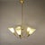 Pendant Light in Brass and Murano Glass, 1950s For Sale - Image 13 of 13