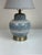 Ceramic Blue + White Table Lamp For Sale In San Francisco - Image 6 of 12