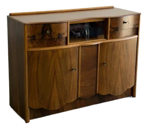 1940s Art Deco Cabinet Buffet