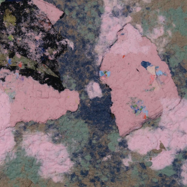 Original Abstract Textured Fiber Base Mixed Media Painting in by Casey R Klein For Sale - Image 10 of 16