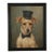 1940s Top Hat Terrier Oil Painting For Sale
