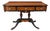 Early 20th Century Restored Berkey & Gay Neoclassical Writing Desk With Burl Wood & Black Accents For Sale