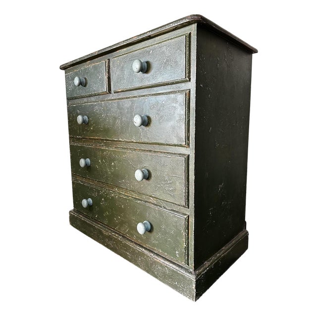 Pine Chest of Drawers, 1988 For Sale