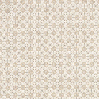 Schumacher X Mark D. Sikes Palisades Floret in Neutral Fabric For Sale