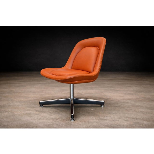 Pair of “Pollock” Armchairs by Forma, Aluminum & Leather, Brazil, 1970s - Lot 153 For Sale - Image 11 of 15