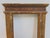 A beautifully aged 17th-century Italian gilt and polychrome frame featuring stepped architectural moldings and hand-...