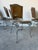 Metal Palma Brava Wrought Iron & Brown Leather Dining Chairs – Set of 4 For Sale - Image 7 of 13