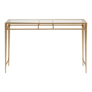 Gold Console Table For Sale