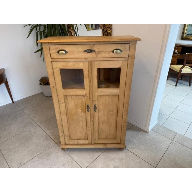 Rustic Vertico Cabinet in Spruce Wood For Sale - Image 10 of 14