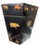 Safari Vintage Safari Animal Appliqué Wood Wastebasket by the Essex Collection For Sale - Image 3 of 11