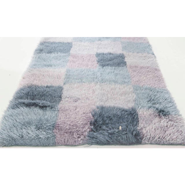 Mid-Century Modern Modern Swedish-Inspired Rya Pile Wool Rug by Doris Leslie Blau For Sale - Image 3 of 9