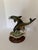 Mediterranean Vintage Coastal Dolphin Sculpture on Wood Base For Sale - Image 3 of 8