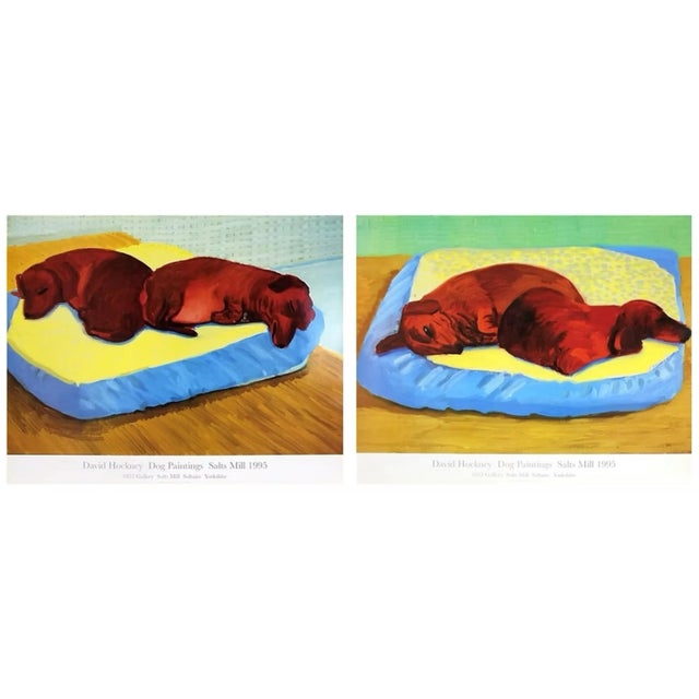 David Hockney, Dog 38 and Dog 43, Paper, Set of 2 For Sale - Image 4 of 4