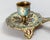 19th Century French Gilt Brass Champleve Enamel Candle Stick Holder For Sale In New York - Image 6 of 10