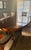 Barbara Barry Barbara Barry for Henredon Celestial Walnut Oval Dining Table & 8 Chairs – Starburst Inlay For Sale - Image 4 of 12