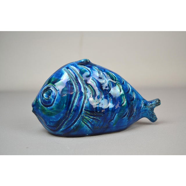 Rimini Blu Fish Figurine by Aldo Londi for Bitossi, 1960s For Sale - Image 12 of 12