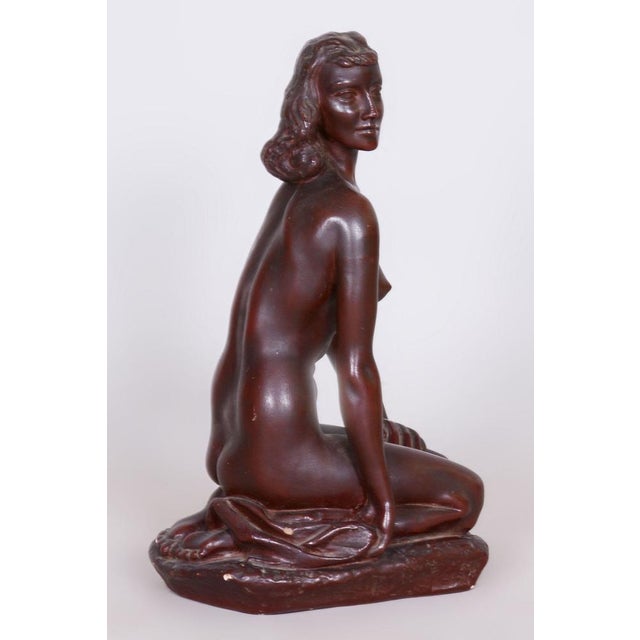 Sculptor: Julius Lankáš This ceramic sculpture is an impressive work by the Czechoslovak sculptor Julius Lankáš,...