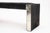 Bernhardt Bernhardt Furniture Hide Upholstery and Chrome Contemporary Modern Accent Bench For Sale - Image 4 of 6