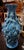 Large Baluster-Shaped Vase in Turquoise Blue Glazed Maises Ceramic, 1920s, in Good conditions. Designed 1920 to 1949