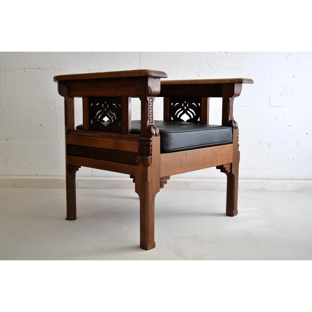 Black Art Deco Armchair by Lion Cachet, 1929 For Sale - Image 8 of 11