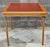 Mid-Century Modern 1950s Leg-O-Matic Maple and Vinyl Folding Card Table For Sale - Image 3 of 6