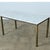 French Early 20th Century White Marble & Brass Coffee Table For Sale - Image 9 of 12