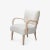 Heywood-Wakefield Heywood-Wakefield "M340c" Arm Lounge Chairs in Natural Lambswool - a Pair For Sale - Image 4 of 12