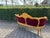 1960 French Louis XVI Burgundy Beech Velvet Sofa Set 3 PCS For Sale - Image 10 of 18
