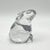 Figurative Late 20th Century Baccarat France Bunny Rabbit Clear Crystal Paperweight Figurine (Seated, Ears Back) For Sale - Image 3 of 12