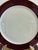 Burgundy Vintage Pickard Fine China Dinner Plates, Set of 8, Burgundy & Gold Band For Sale - Image 8 of 11