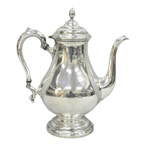 Vintage Rogers Bros. "Remembrance" Silver Plated Victorian Coffee Pot Teapot