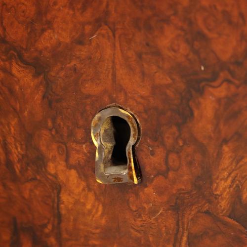 Brown Antique Charles X Chest of 4 Drawers in Walnut and Oak, 19th Century For Sale - Image 8 of 13