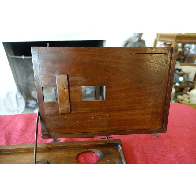 Wood English Painter's Case, 19th Century For Sale - Image 7 of 10