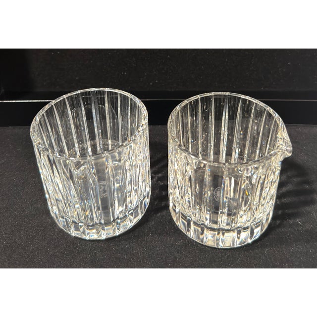 Baccarat Set of Baccarat French Crystal Harmonie Creamer and Sugar For Sale - Image 4 of 7