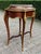 1900s French Louis XVI Mahogany Marble Side Table For Sale - Image 4 of 17