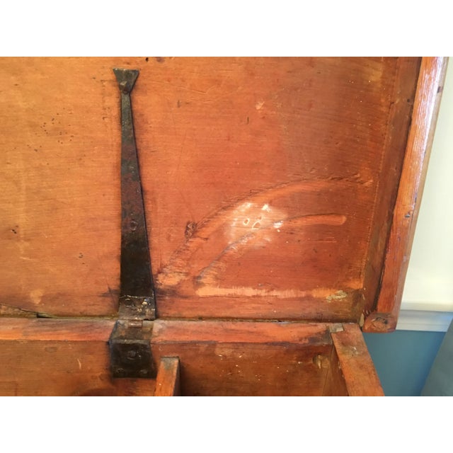 Antique Pine Blanket Chest With Drawers, 19th Century, Possibly