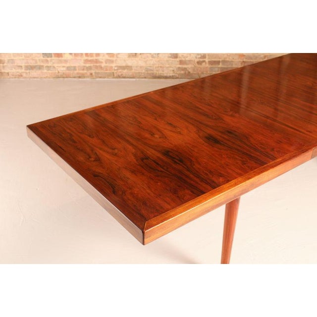 Wood Mid-Century Modern Danish Extending Rosewood Dining Table by Nanna Ditzel, 1960s For Sale - Image 7 of 13