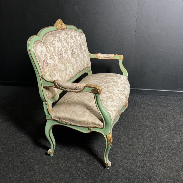 Vintage French Sofa in Wood, 1965 For Sale - Image 3 of 8