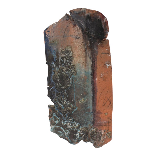 Juliet Holland Signed “Series 16, #3” Clay Wall Sculpture For Sale