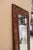 Stunning mirror very well made thick heavy cut wood pieced together/inlay Artisan handcrafted mirror