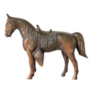 Vintage Bronze Horse Figure For Sale