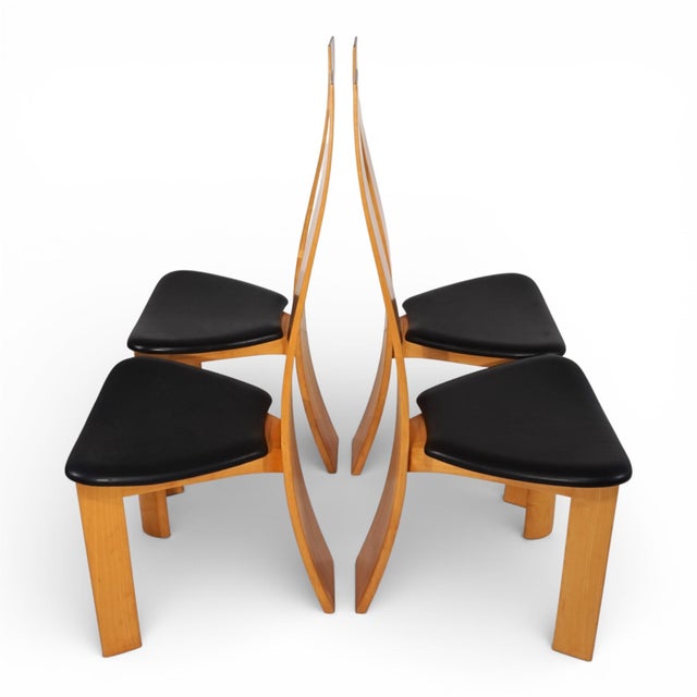 Vontage Iris Dining Chairs by Bob Van Den Berghe, 1980, Set of 4 For Sale - Image 9 of 18