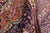Beige Shabby Chic Persian Kashan Blue/Beige Wool Rug - 8'3'' X 11'2'' For Sale - Image 8 of 10