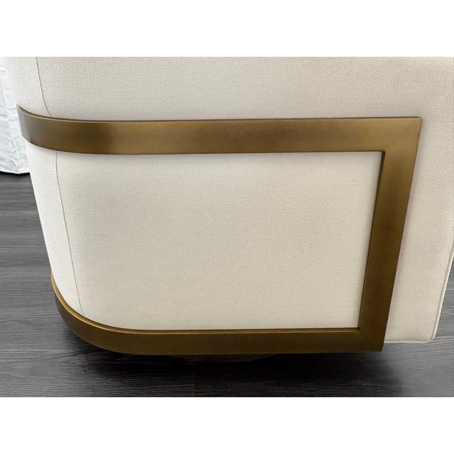 Rh Reginald Swivel Chair For Sale - Image 11 of 18