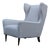 Italian High-Back Armchair, Italy, 1950s For Sale