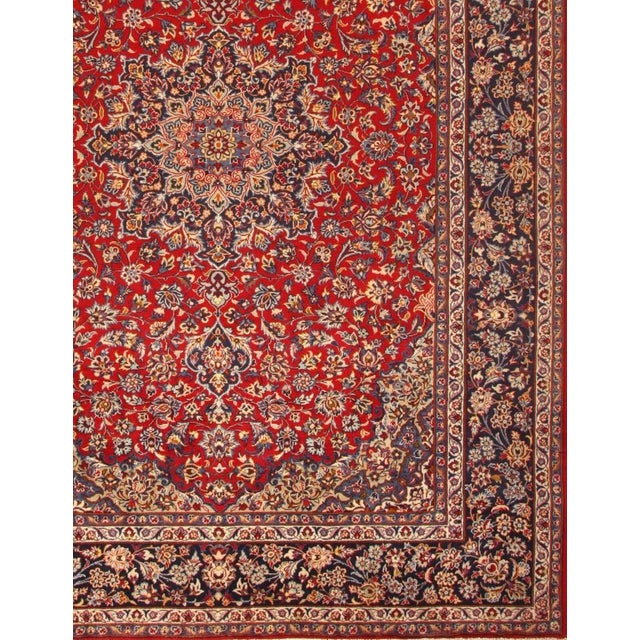 Middle Eastern Hand-Knotted Rug For Sale - Image 5 of 11