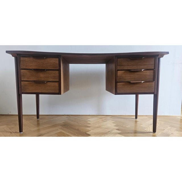 Mid-Century Teak Desk Table, Denmark, 1960s For Sale - Image 8 of 16